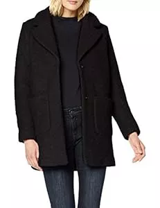 ICHI Mäntel ICHI IHSTIPA JA Damen Wintermantel Wollmantel Winterjacke Kurzmantel mit Druckknöpfen und Reverskragen