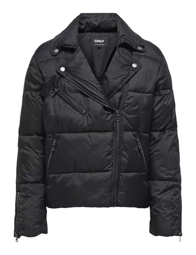 ONLY Jacken ONLY Damen Onlvanilla Puffer Biker Jacket OTW Steppjacke