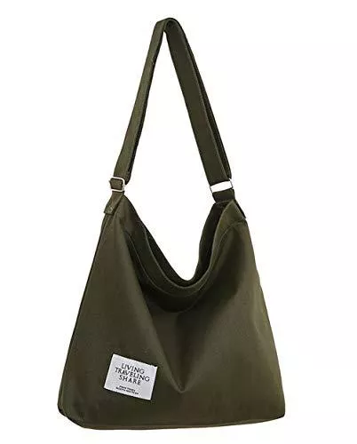 Covelin Taschen & Rucksäcke Covelin Damen Retro-große Leinwand Umhängetasche Hobo Crossbody Handtaschen-beiläufig Tote