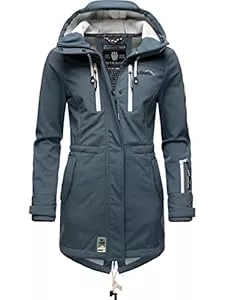 MARIKOO Mäntel MARIKOO Damen Winter Jacke Winterjacke Mantel Outdoor wasserabweisend Softshell B614