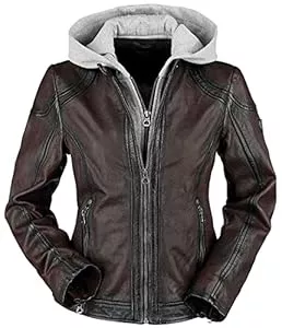 Gipsy Jacken Gipsy Angy W18 LASANV Frauen Lederjacke dunkelrot Basics, Biker