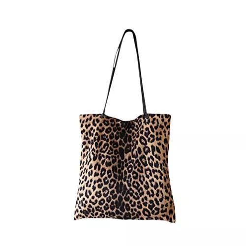 TENDYCOCO Taschen & Rucksäcke TENDYCOCO Einkaufstasche für Damen, Leopardenmuster, Retro, Leopardenmuster, große Aufbewahrungstasche