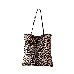 TENDYCOCO Taschen & Rucksäcke TENDYCOCO Einkaufstasche für Damen, Leopardenmuster, Retro, Leopardenmuster, große Aufbewahrungstasche
