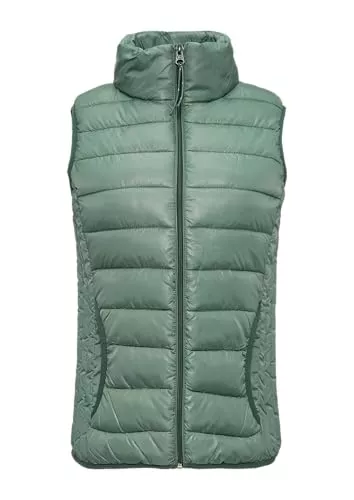 s.Oliver Westen s.Oliver Damen Steppweste mit Stehkragen