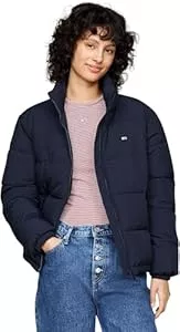 Tommy Jeans Jacken Tommy Jeans Damen Steppjacke Essential Puffer mit Kragen