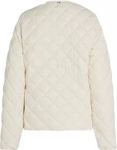 Tommy Hilfiger Jacken Tommy Hilfiger Damen Steppjacke Down Quilted Collarless mit Knopfleiste