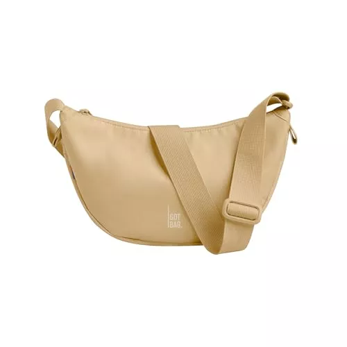 GOT BAG Taschen & Rucksäcke GOT BAG Crossbody Moon Bag aus Recycelte Material | Halbmond Handtasche Wasserabweisend | Stylische Umhängetasche mit verstellbarem Gurt