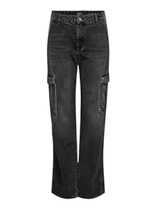 ONLY Jeans ONLY Female Straight-Fit Jeans ONLJUNE Hohe Taille Gerade geschnitten Jeans