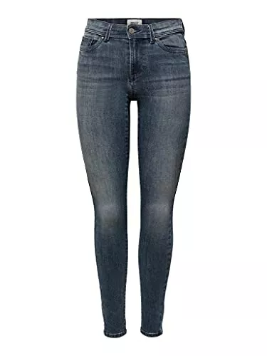 ONLY Jeans ONLY Female Skinny Jeans ONLWAUW Mittlere Taille Skinny Fit Jeans