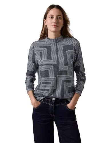Cecil Pullover & Strickmode Cecil Damen Bedruckter Feinstrickpullover