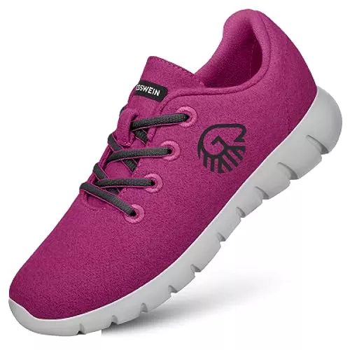 GIESSWEIN Sneaker & Sportschuhe GIESSWEIN Merino Runners Women - Atmungsaktive Sneaker aus Merino Wool 3D Stretch, Leichte Damen Freizeit Schuhe mit Wechsel-Fußbett