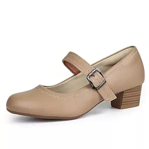 Ortho+rest High Heels Ortho+rest Damen Mary Janes Pumps für Hallux Valgus Orthopädische Kleid Schuhe Low Chunky Heels Arbeit Pumpen