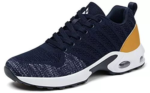 Mishansha Sneaker & Sportschuhe Mishansha Laufschuhe Damen Fitnessschuhe Atmungsaktiv rutschfest Luftkissen Sportschuhe für Walking Gym 36-42EU