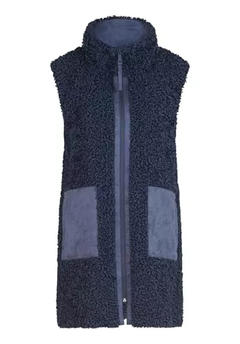 Betty & Co Westen Betty & Co Damen Kunstfell-Weste mit aufgesetzten Taschen