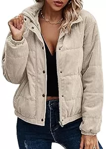 ASOMI Jacken ASOMI Jacke Damen Kuschelige Fleecejacke Übergangsjacke Gefüttert Langarm Reißverschluss Herbst-Wintermantel mit Taschen