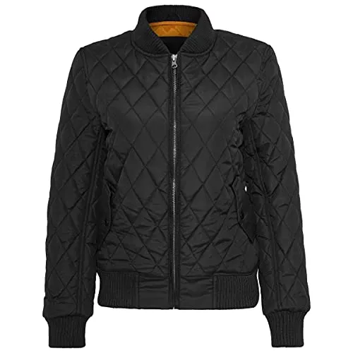 Urban Classics Jacken Urban Classics Damen Diamond Quilt Nylon Jacket Jacke