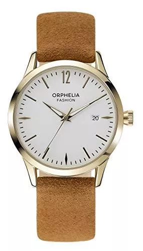 Orphelia Fashion Uhren Orphelia Fashion Damen Analog Quartz Uhr Suede mit Leder Armband