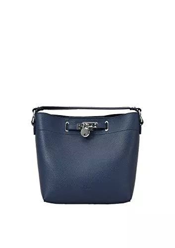 s.Oliver Taschen & Rucksäcke s.Oliver RED LABEL Damen Hobo Bag mit Deko-Schloss blue 1