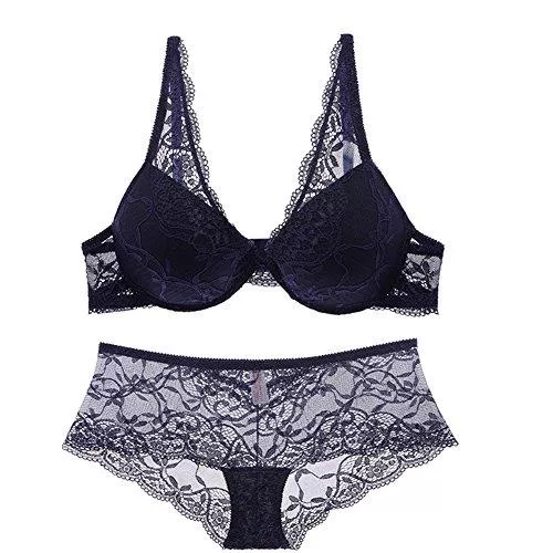 Nature Unterwäsche & Dessous Nature Damen Spitzen Push Up BH Unterwäsche Sets