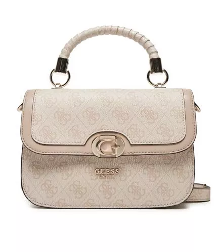 GUESS Taschen & Rucksäcke GUESS Orlina Logo Top Handle Flap Bag Sand Logo