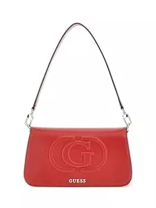 GUESS Taschen & Rucksäcke GUESS Eco Mietta Flap Shoulder Bag Red