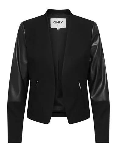 ONLY Blazer ONLY Damen Onlfarida Life L/S Zip Pu Det TLR Blazer