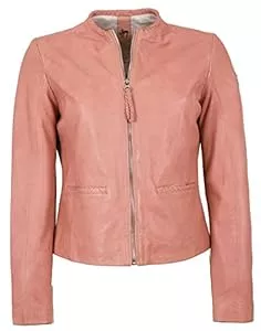 Gipsy Jacken Gipsy - Damen Echtleder Lederjacke Lammnappa Rose pflanzlich gegerbt