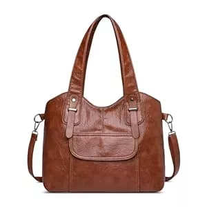 DEEVORCA Taschen & Rucksäcke DEEVORCA Handtasche für Frauen Modisch Damen Umhängetasche Abnehmbarer Schultergurt Ausreichendes Fassungsvermögen Tote Tasche Arbeiten Einkaufen Verabredung Crossbody Tasche Wasserdichtes PU