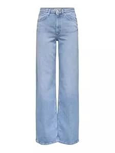 ONLY Jeans ONLY Female Jeans mit weitem Bein ONLJUICY Hohe Taille Weiter Beinschnitt Jeans