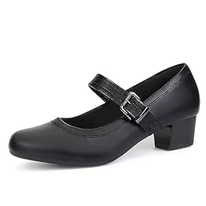 Ortho+rest High Heels Ortho+rest Damen Mary Janes Pumps für Hallux Valgus Orthopädische Kleid Schuhe Low Chunky Heels Arbeit Pumpen