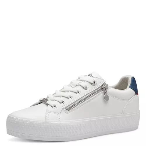 s.Oliver Sneaker & Sportschuhe s.Oliver Damen Sneaker flach mit Reißverschluss Freizeit