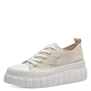 s.Oliver Sneaker & Sportschuhe s.Oliver Damen Plateau Sneaker aus Stoff Bequem