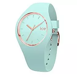 Ice-Watch Uhren Ice-Watch – Ice Glam Pastell Aqua – grüne Armbanduhr für Damen mit Silikonarmband