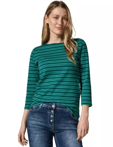 Cecil Langarmshirts Cecil Damen Gestreiftes Shirt