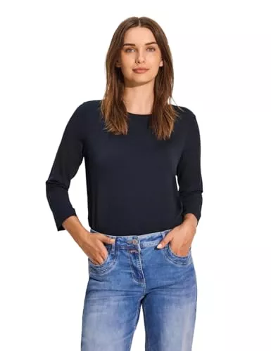 Cecil Langarmshirts Cecil Damen Jersey-Shirt