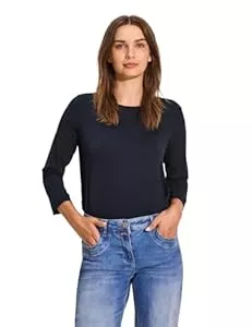 Cecil Langarmshirts Cecil Damen Jersey-Shirt