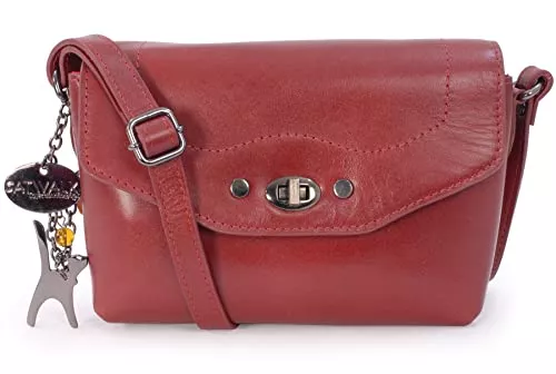 Catwalk Collection Handbags Taschen & Rucksäcke Catwalk Collection Handbags - Damen Leder Umhängetasche - Crossbody Bag/Handtasche Klein - Verstellbarer Schultergurt - FLORENCE
