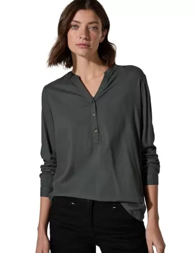 Cecil Langarmblusen Cecil Damen Solid Blouse