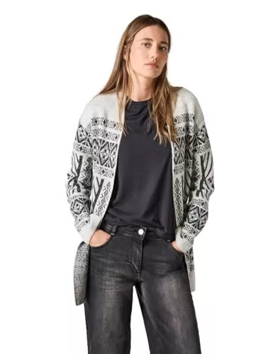 Cecil Strickjacken Cecil Damen Gemusterter Cardigan