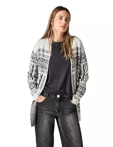 Cecil Strickjacken Cecil Damen Gemusterter Cardigan