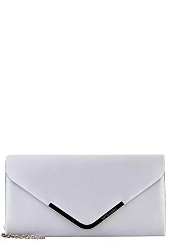 Tamaris Taschen & Rucksäcke Tamaris Damen Clutch Amalia hellgrau One Size