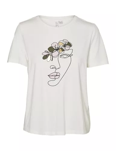 VERO MODA T-Shirts VERO MODA Damen Vmmackenzi S/S O-Neck JRS Btq T-Shirt
