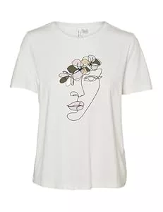 VERO MODA T-Shirts VERO MODA Damen Vmmackenzi S/S O-Neck JRS Btq T-Shirt