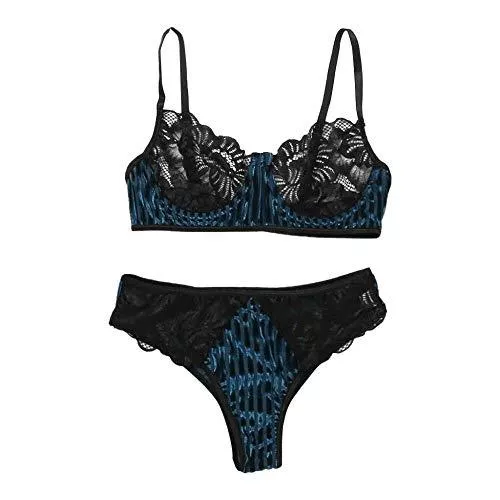 FONXOS Unterwäsche & Dessous Sexy Damen Spitze Babydoll Damen Sexy Negligee Frauen Sexy Spitze Dessous Splice BH Slips Sexy Unterwäsche Erotische Langerie Sets Babydoll Erotica Kostüme