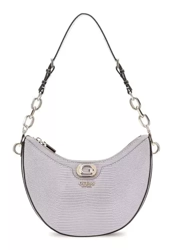 GUESS Taschen & Rucksäcke GUESS Orlina Top Zip Shoulder Bag Lavendar Grey
