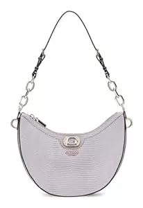 GUESS Taschen & Rucksäcke GUESS Orlina Top Zip Shoulder Bag Lavendar Grey