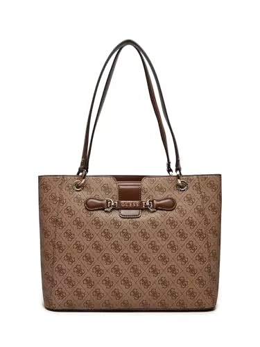 GUESS Taschen & Rucksäcke GUESS Nolana Noel Tote Latte Logo/Brown
