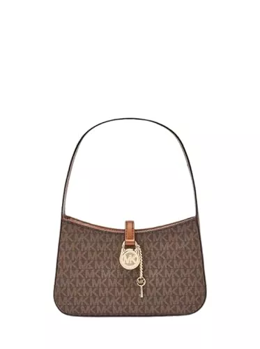 Michael Kors Taschen & Rucksäcke Michael Kors Lyra Small Embossed Zip Pouchette Shoulder Handbag