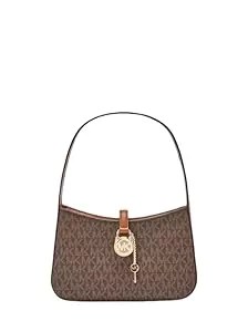 Michael Kors Taschen & Rucksäcke Michael Kors Lyra Small Embossed Zip Pouchette Shoulder Handbag