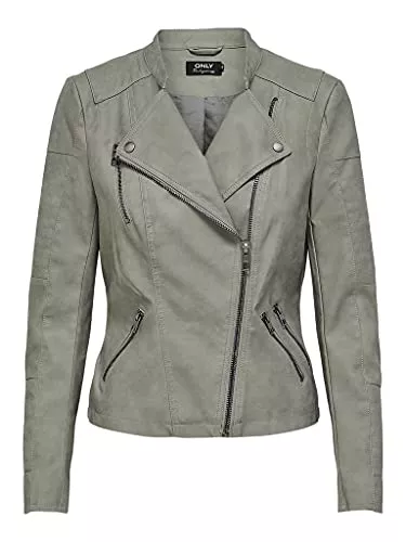 ONLY Jacken ONLY Female Bikerjacke in Lederoptik ONLAVA Bikerjacke in Lederoptik